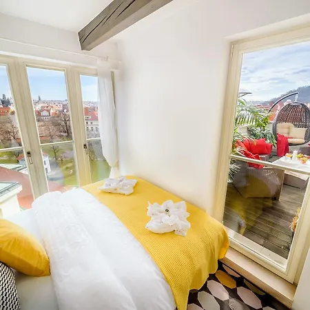 Apartment President By Castle, Views Prague